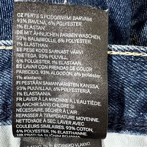 H&M slim low waist denim jeans button up fly size 32/32 - Picture 15 of 15